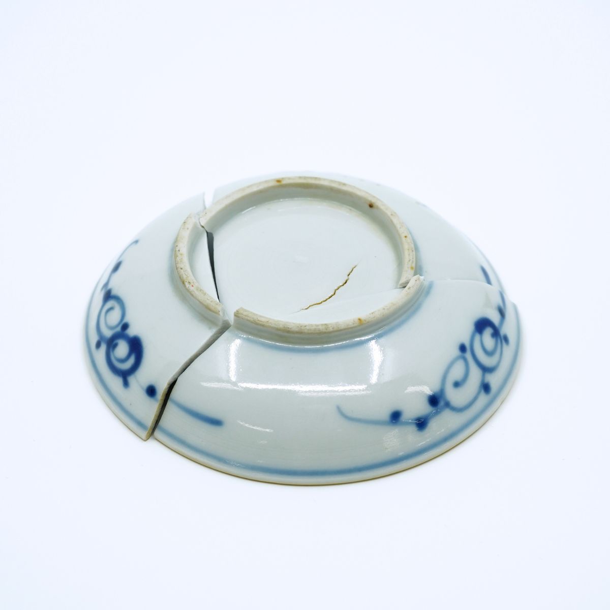 【金継ぎ用】色絵 若松文 小皿（3パーツ）